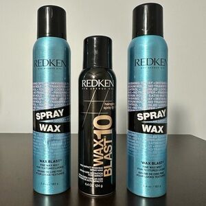 Redken Wax Blast Spray - Invisible Texture Mist - Lot of 3‎ - New